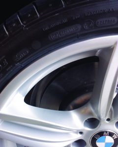 Damaged Car Alloy After Cosmetic Repair